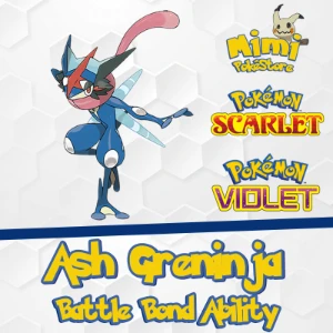 Ash Greninja com Battle Bond 6IVs - Pokémon Scarlet e Violet - Outros