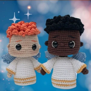 Anjinhos em Amigurumi (personalizados) - Artesanato e Personalizados