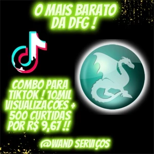 COMBO PARA TIKTOK ! O MAIS BARATO DA DFG !! - Redes Sociais