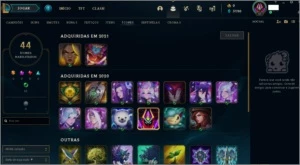 Conta lol platina 4 - League of Legends