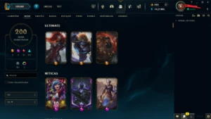 Conta De Lol - 200 Skins, 3 Ultimate+ - Level 625 - League of Legends