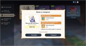 RA 35 MONA + KEQING + BENÇÃO + 100% BANNER - Genshin Impact
