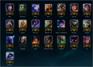 CONTA LOL - OURO 4 - 22 CAMPEÕES - League of Legends