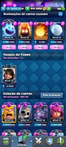 Conta Clash Royale 6000 Troféus