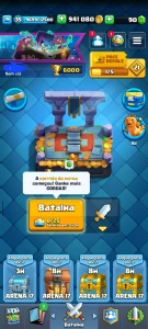 Conta Clash Royale 6000 Troféus