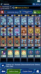 Conta burguesa Duel links Muitos decks completos + Suportes - Outros