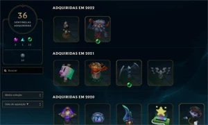 CONTA LOL ALL CHAMPS, 336 SKINS - League of Legends