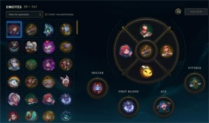 CONTA LOL ALL CHAMPS, 336 SKINS - League of Legends