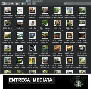 Pack 200 Artes Agro Photoshop Editáveis - Serviços Digitais