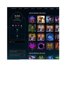 Conta ouro2 - todos os campeões e Valorant com skins de arma - League of Legends LOL