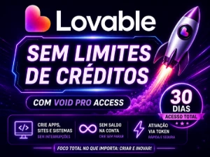 Lovable - Use sem Limite de Créditos | 30 Dias Ilimitado