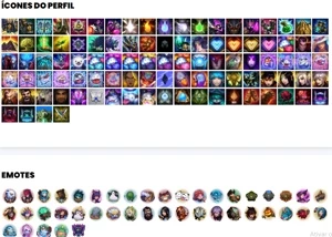 Conta ouro 4 com 62 Champs e 25 Skins + 3 Ultimates - League of Legends LOL