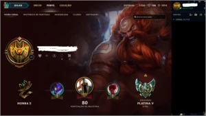 Conta Platina 5 - League of Legends LOL