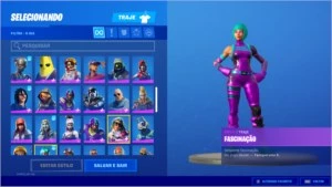 Conta rara S3 com minty e wonder - Fortnite