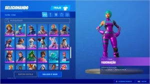 Conta rara S3 com minty e wonder - Fortnite