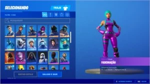 Conta rara S3 com minty e wonder - Fortnite