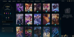 Conta LoL 164 Skin's - League of Legends