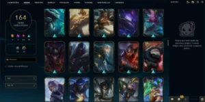 Conta LoL 164 Skin's - League of Legends