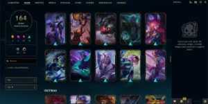Conta LoL 164 Skin's - League of Legends