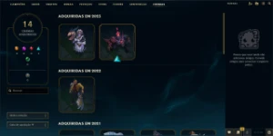 Conta LoL 164 Skin's - League of Legends