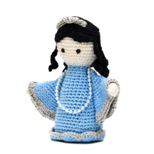 Imagem de Iemanjá em amigurumi - Artesanato e Personalizados