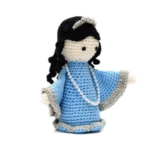 Imagem de Iemanjá em amigurumi - Artesanato e Personalizados