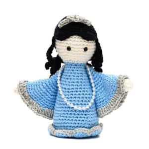 Imagem de Iemanjá em amigurumi - Artesanato e Personalizados
