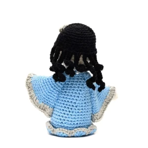 Imagem de Iemanjá em amigurumi - Artesanato e Personalizados