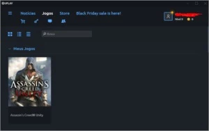 Conta Ubisoft com assasin's creed unity original (versao PC) - Outros