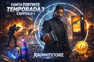 CONTA FORTNITE CHAPTER 1 - SEASON 3 ATÉ 9 +SKIN TWITCH PRIME