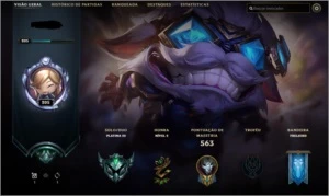 Conta LOL LV. 205 - TODOS OS CHAMPS - 194 SKINS -  PLAT 3 - League of Legends
