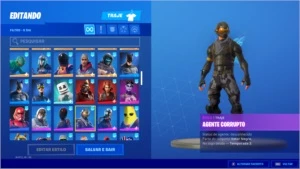Vendo conta fortnite / 202 skin do passe 4 ate o capitulo 1