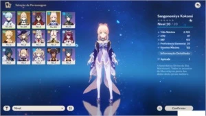 AR 10 - KOKOMI + JEAN + HARPA CELESTIAL - - Genshin Impact