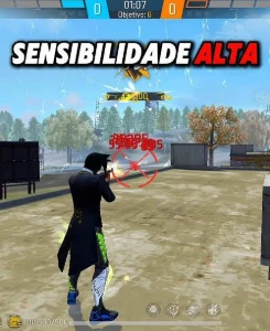 Free Fire Sensibilidade Mobile igual Regedit/Emulador ATT