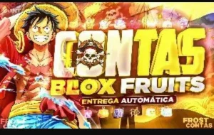 conta de blox fruits com YORU 2x money e skin de robux