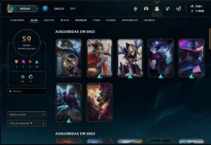Conta Lol, Gm Flex. 70Skins, 9K Rp - League of Legends