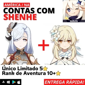 CONTA GENSHIN IMPACT COM SHENHE AR10+ | ENVIO RÁPIDO / 100%