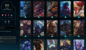 CONTA LOL - LVL 287 - 125 Champions - 86 Skins - FULL ACESSO - League of Legends
