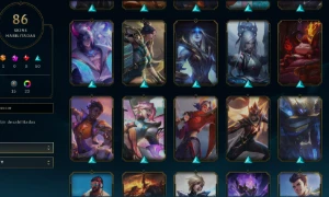 CONTA LOL - LVL 287 - 125 Champions - 86 Skins - FULL ACESSO - League of Legends