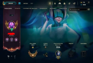 CONTA LOL - LVL 287 - 125 Champions - 86 Skins - FULL ACESSO - League of Legends