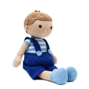 Boneco Alex em amigurumi - Artesanato e Personalizados