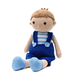 Boneco Alex em amigurumi - Artesanato e Personalizados