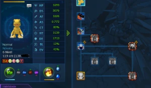 conta com omega x beta liberado LADMO server alphamon - Digimon Masters Online