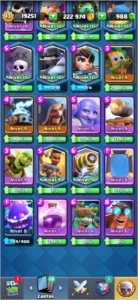 Conta Nível 13, 70 Cartas FULL (Conta Basicamente FULL) - Clash Royale