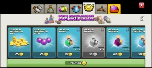 Vendo Centro de Vila 15 Baratinho  - Clash of Clans