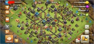 CV 13 5 ⭐ com algumas construções  full - Clash of Clans