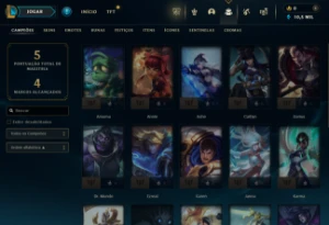 Conta De Lol Ferro 4 - Sem Risco De Ban Por Botting - League of Legends