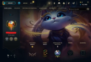 Conta De Lol Ferro 4 - Sem Risco De Ban Por Botting - League of Legends