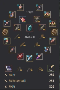 (STEAM) Conta BDO 601 GS - 1794 perolas e lost ark 1390 ilvl - Black Desert