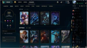 CONTA LEAGUE OF LEGENDS - GOLD 4 - SEASON 4 LOL
